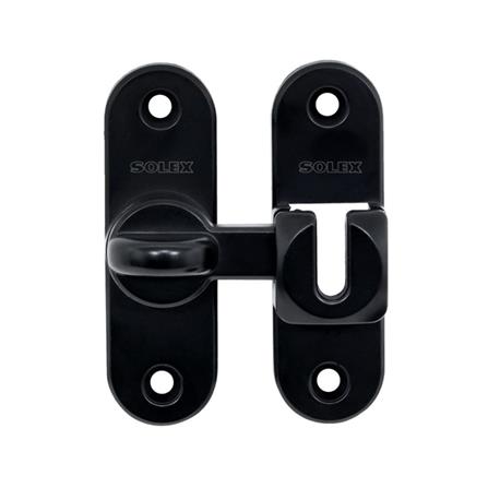 กลอนสับ SOLEX E80 3 นิ้ว สีดำ_0