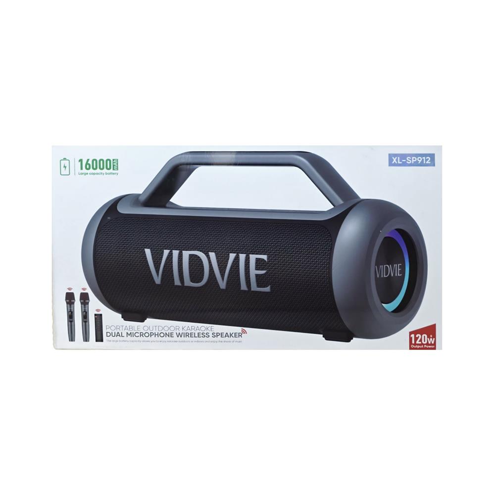 ลำโพงบลูทูธพร้อมไมค์ VIDVIE XL-SP912 สีดำ