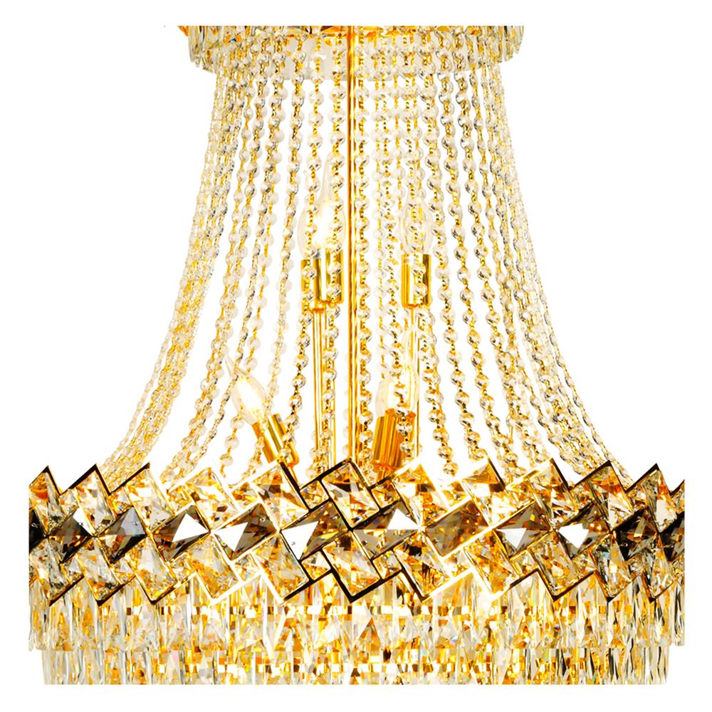 ไฟช่อ LUMAX 01-02991 สีทอง/ใส 24 หัว