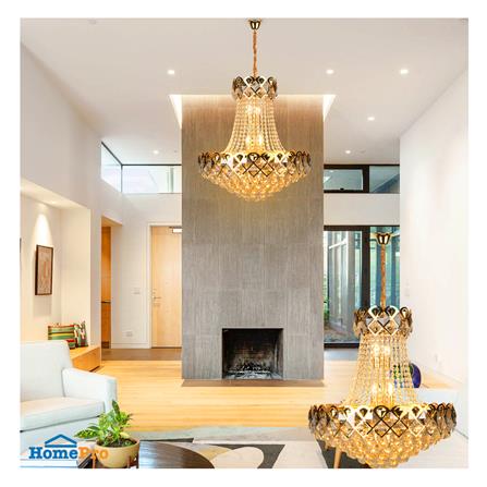 ไฟช่อ LUMAX 01-02986 สีทอง/ใส 15 หัว_2