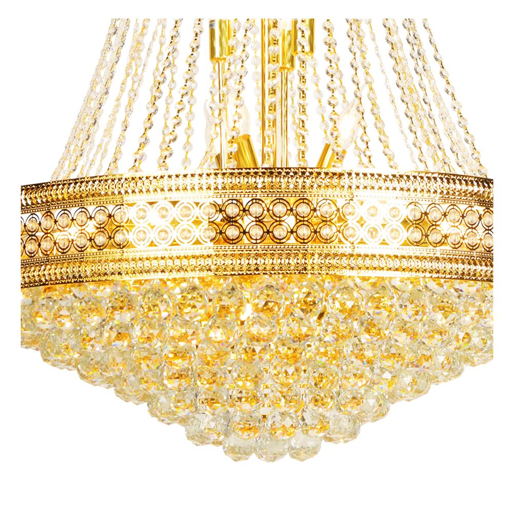 ไฟช่อ LUMAX 01-02990 สีทอง/ใส 24 หัว