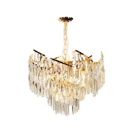 ไฟช่อ L&E 01-03074 สีทอง/ใส 16 หัว_0