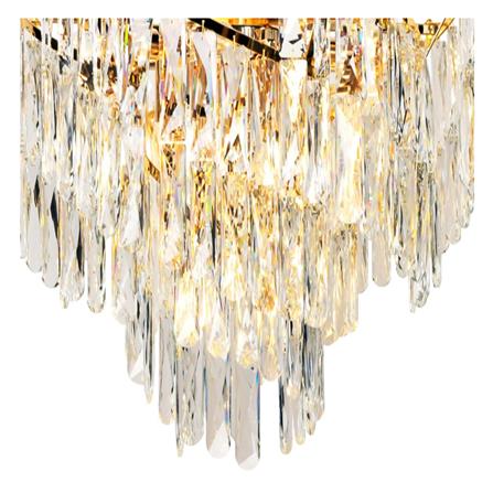 ไฟช่อ L&E 01-03074 สีทอง/ใส 16 หัว_1