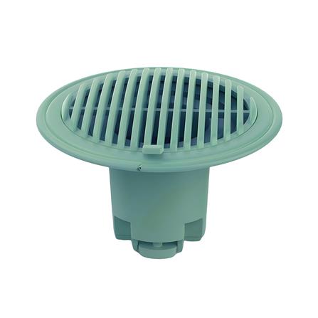 ตะแกรงกันกลิ่น DEXZON PP DIY G สีเขียวเทา_0