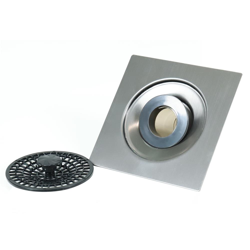 ตะแกรงกันกลิ่น DEXZON SS PLATE DIY สีดำ/เทา