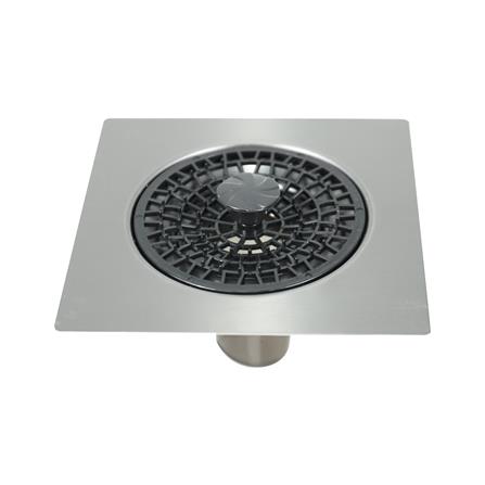 ตะแกรงกันกลิ่น DEXZON SS PLATE DIY สีดำ/เทา_1