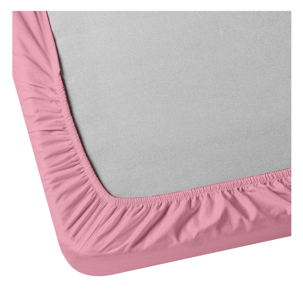 ชุดผ้าปูที่นอน 7 ฟุต 3 ชิ้น BED CLIP MICROTEX 10 นิ้ว สี PINK