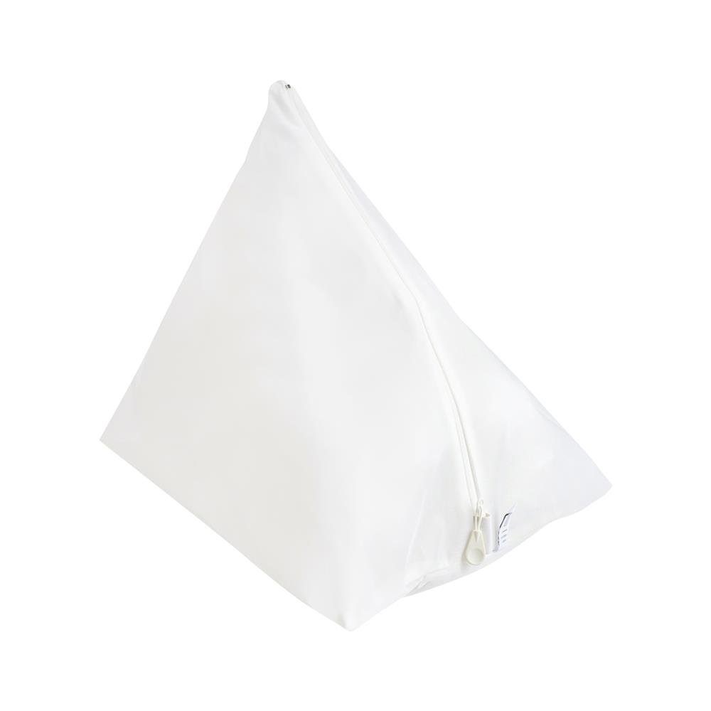 ถุงซักผ้าทรงสามเหลี่ยมเนื้อละเอียด 40x40 ซม. PLIM MESH สีขาว