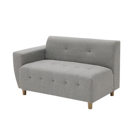 โซฟา 2 ที่นั่ง KONCEPT CROSS 19211121 สีเทาอ่อน_2