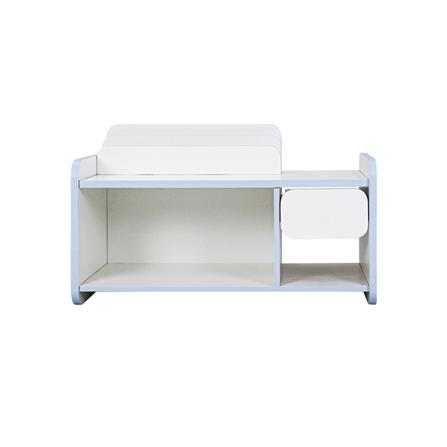 ชั้นวางหนังสือสำหรับเด็ก OYAKOO CARTER สีขาว/ฟ้า_2