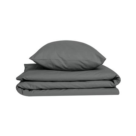 ชุดผ้าปูที่นอน 4 ฟุต 2 ชิ้น BED CLIP MICROTEX 6 นิ้ว สี DARK GREY_1