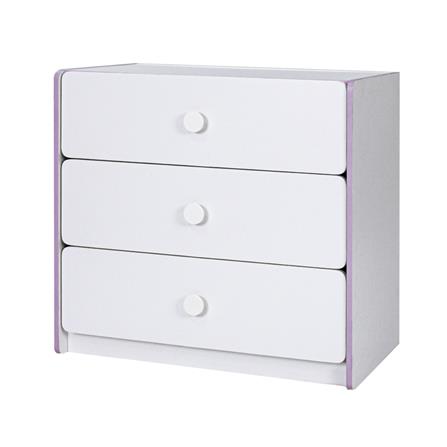 ตู้ลิ้นชักเด็ก 3 ลิ้นชัก OYAKOO CARTER สีขาว/ขมพู_0