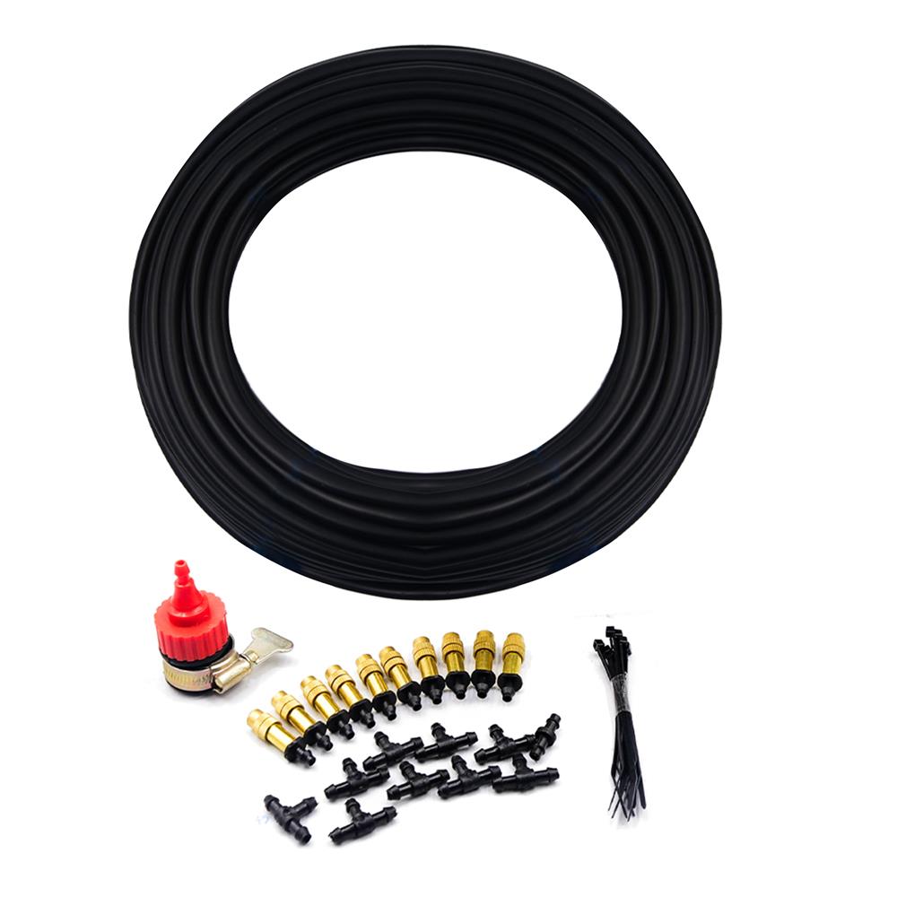 ชุดหัวพ่นหมอกเดี่ยว ทองเหลือง TOWAI 1.5 มม. พร้อมสายไมโคร 5/7 มม.X10 ม.