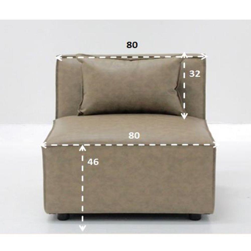 โซฟา KONCEPT ROBERTO 19213274 สีน้ำตาลอ่อน