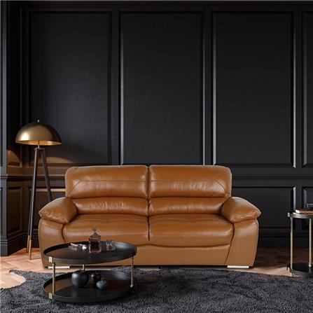 โซฟา 3 ที่นั่ง SB FURNITURE LILONG 19181398 สีน้ำตาล_7