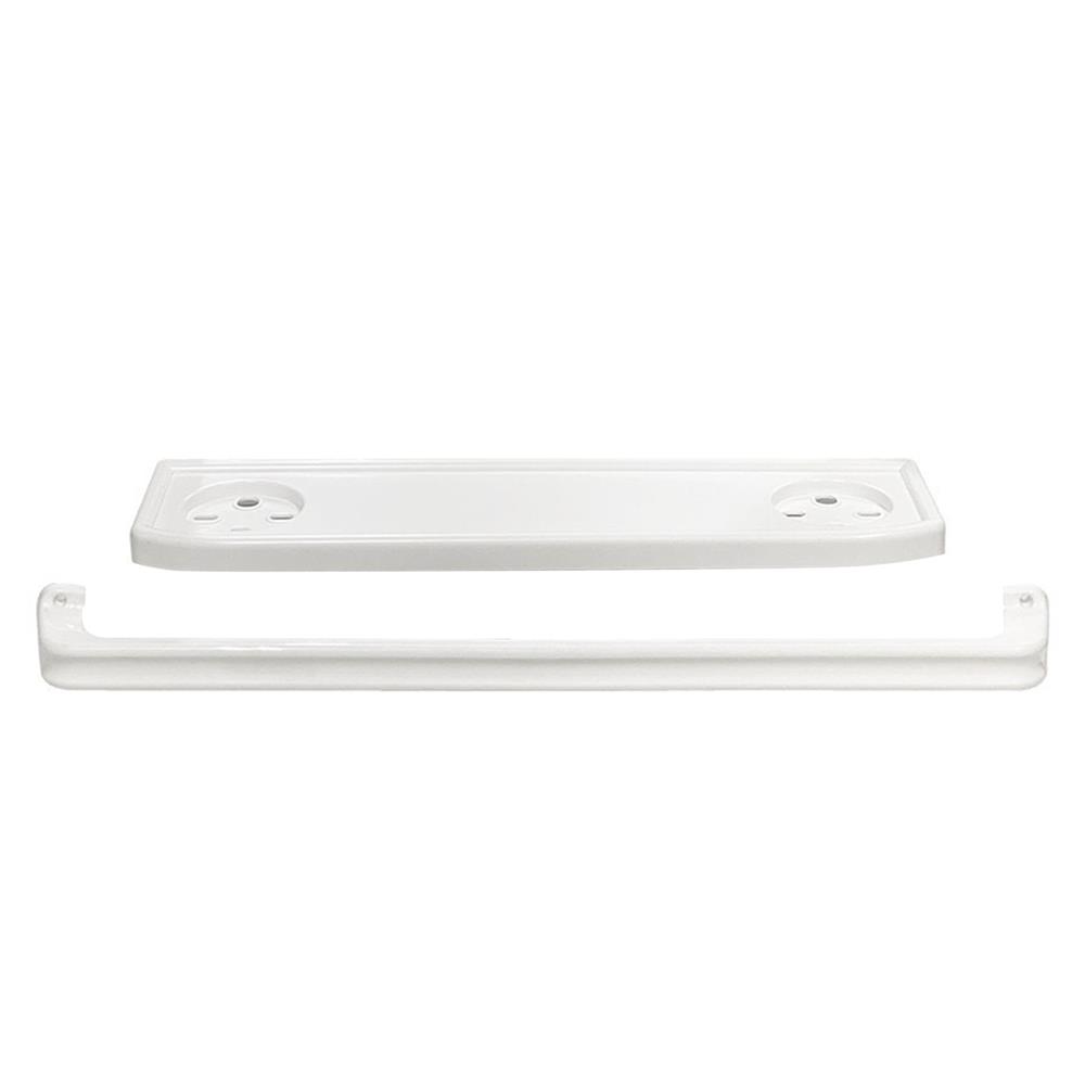 กระจกพลาสติก 3 ชิ้น BATH TIME 14917 เหลี่ยม สีขาว