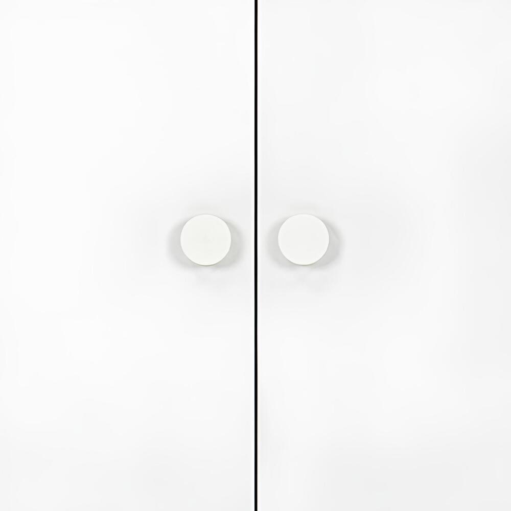 ตู้เสื้อผ้าเด็ก 2 บานเปิด OYAKOO CARTER สีขาว/ฟ้า