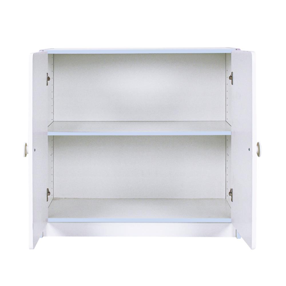 ตู้เสื้อผ้าเด็ก 2 บานเปิด OYAKOO CARTER สีขาว/ฟ้า