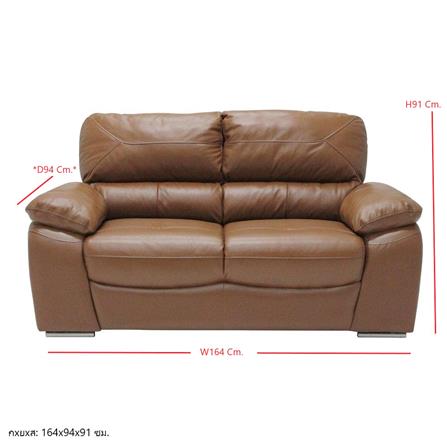 โซฟา 2 ที่นั่ง SB FURNITURE LILONG 19181399 สีน้ำตาล_4