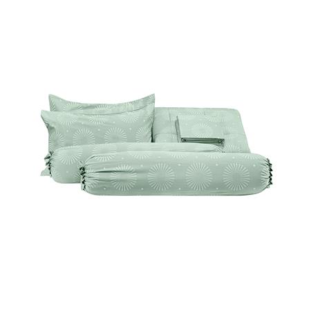 ชุดผ้าปูที่นอน 6 ฟุต 6 ชิ้น PICASSO TENCEL สี SKY GREEN_1