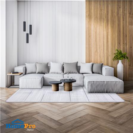 พรม HOME LIVING STYLE DAILY 150X210 ซม. สีเทา_6