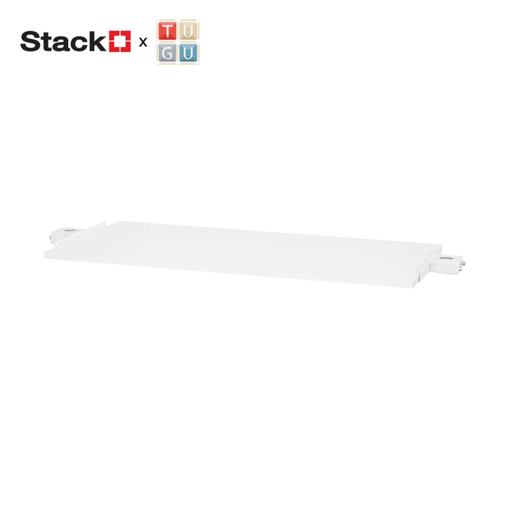 แผ่นชั้นไม้ MDF STACKO X TUGU 80X40X1.5 ซม. สีขาว_0