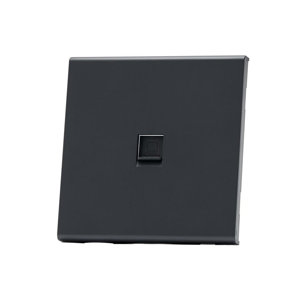 เต้ารับคอมพิวเตอร์ CAT6 SAHN D18-BL สีดำ