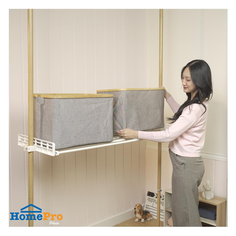 ชั้นราวแขวน STACKO X TUGU 85 ซม. สีขาว