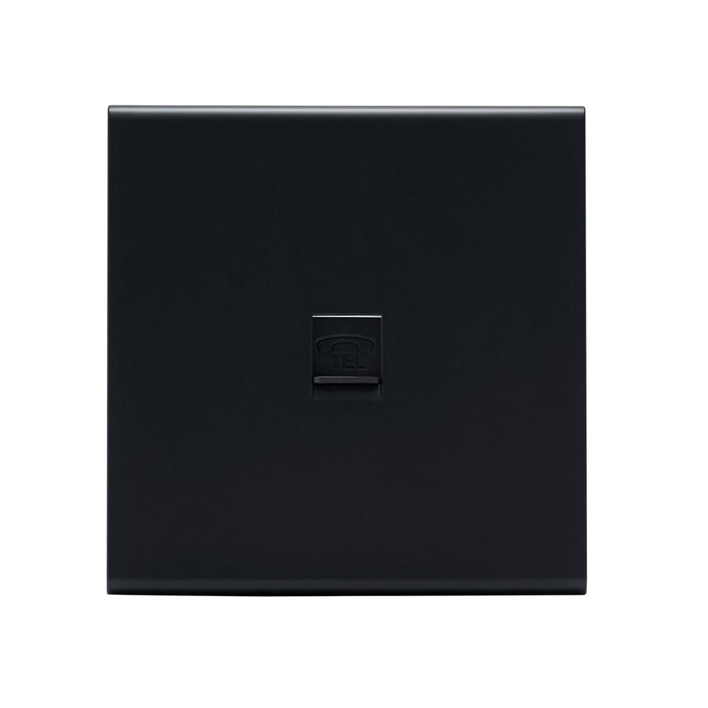 เต้ารับโทรศัพท์ SAHN 6P/4C D17-BL สีดำ_1