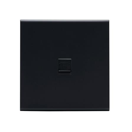 เต้ารับโทรศัพท์ SAHN 6P/4C D17-BL สีดำ