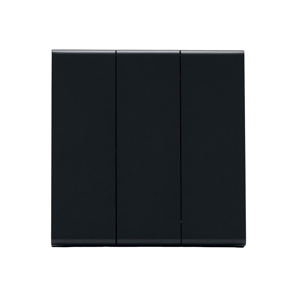 ชุดสวิตซ์ 1 ทาง 3 ช่อง SAHN D031-BL สีดำ_1