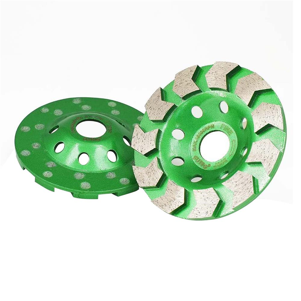 ถ้วยเพชรขัดพื้น ชนิดขัดละเอียด SUMO 300F 4 นิ้ว สีเขียว