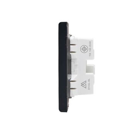 ชุดเต้ารับคู่ 3 ขา 2 ช่อง SAHN D102L-BL สีดำ_3