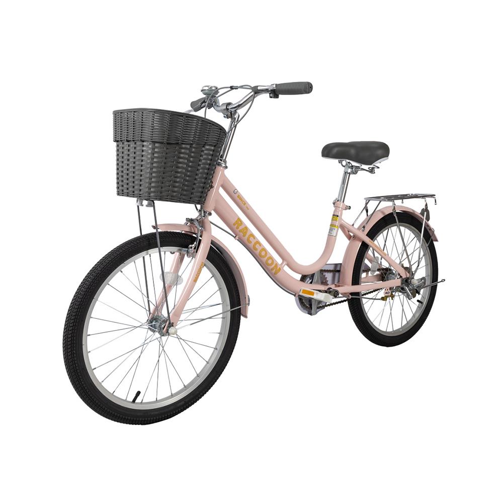 จักรยานแม่บ้าน RACCOON 20 นิ้ว สีชมพู