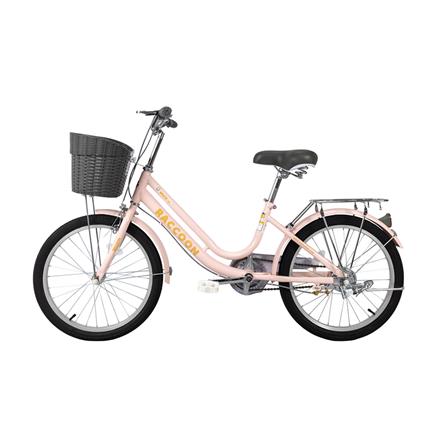 จักรยานแม่บ้าน RACCOON 20 นิ้ว สีชมพู_1
