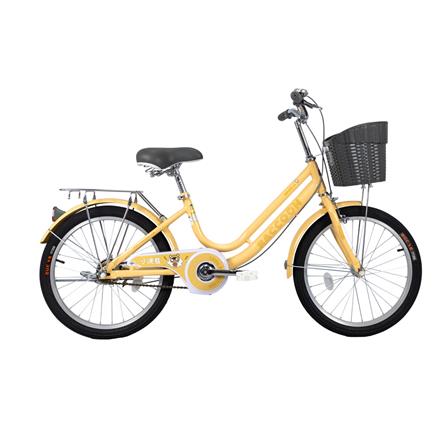 จักรยานแม่บ้าน RACCOON 20 นิ้ว สีเหลือง_0