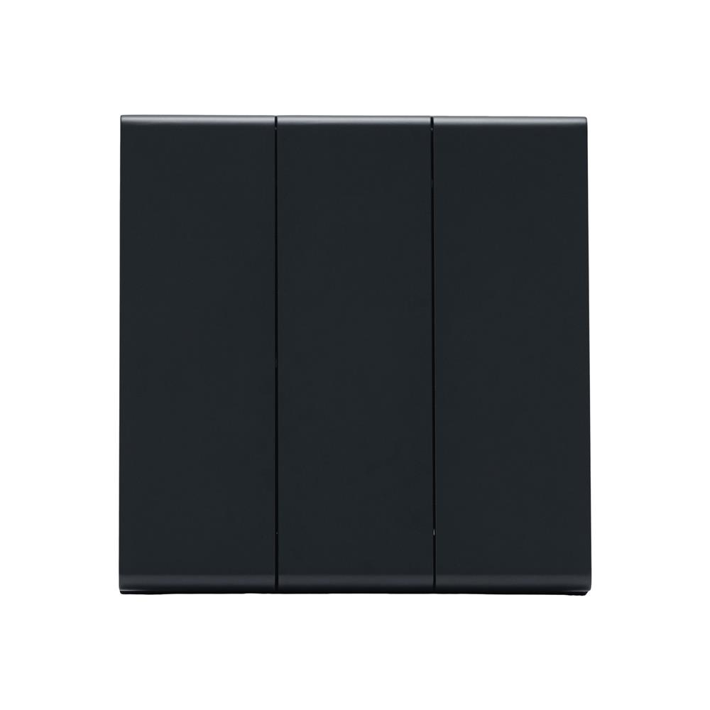 ชุดสวิตซ์ 2 ทาง 3 ช่อง SAHN D032-BL สีดำ_1