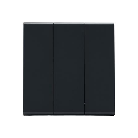 ชุดสวิตซ์ 2 ทาง 3 ช่อง SAHN D032-BL สีดำ_0