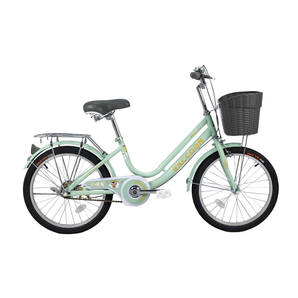 จักรยานแม่บ้าน RACCOON 20 นิ้ว สีเขียว