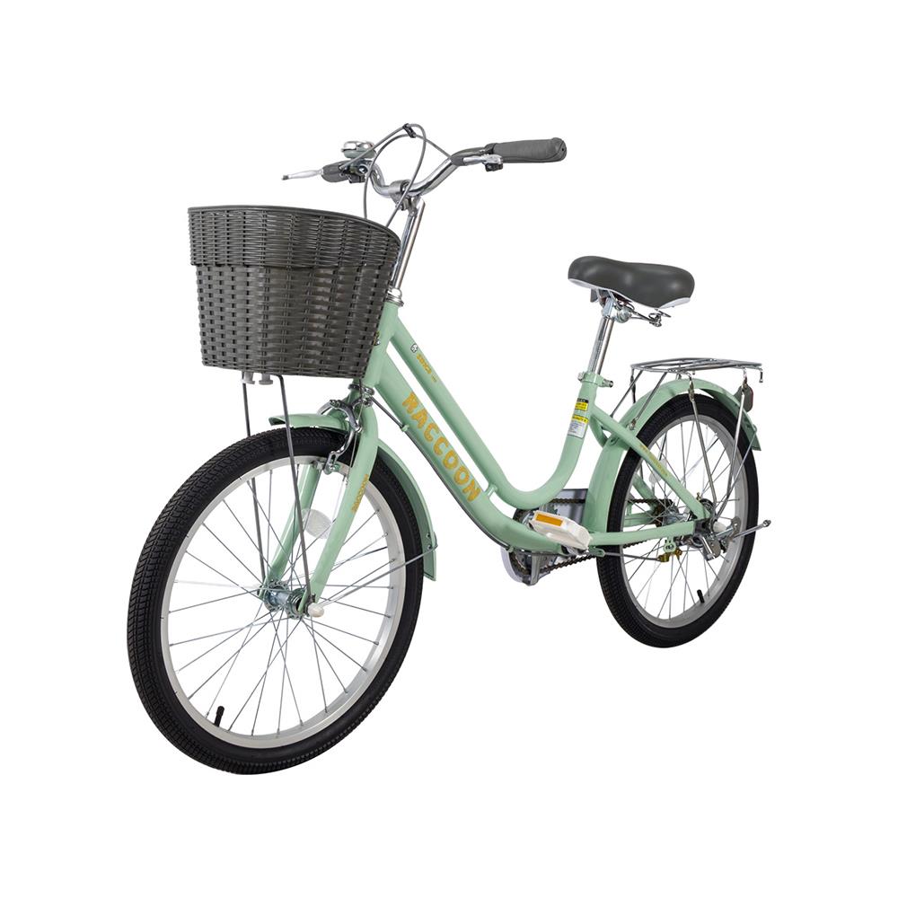จักรยานแม่บ้าน RACCOON 20 นิ้ว สีเขียว