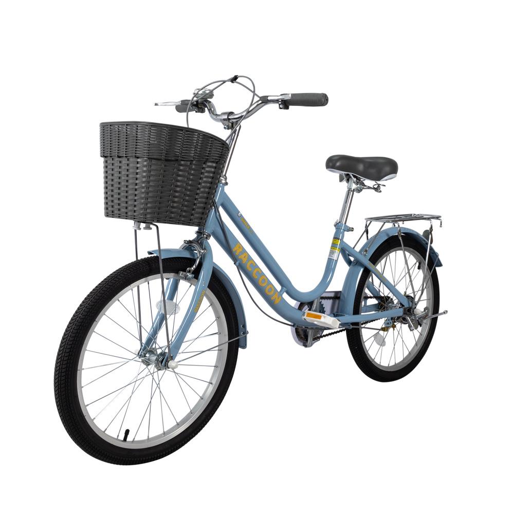 จักรยานแม่บ้าน RACCOON 20 นิ้ว สีฟ้า