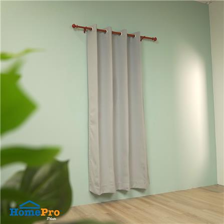 ผ้าม่าน EYELET HOME LIVING STYLE TILDA UV 150X220 ซม. สีเทา_7