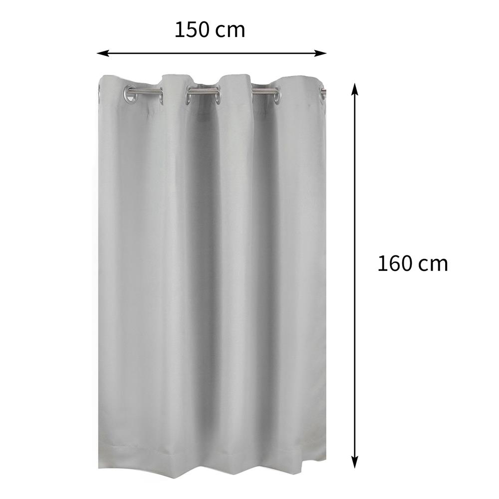 ผ้าม่าน EYELET HOME LIVING STYLE TILDA UV 150X160 ซม. สีเทา