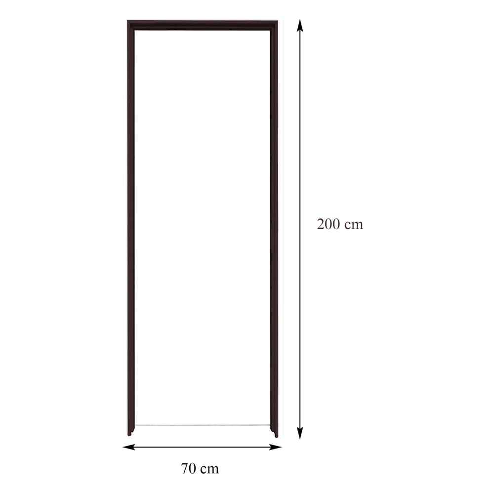 วงกบประตู UPVC FOAM AZLE ขอบเรียบ 70X200 ซม. สีโอ๊ค