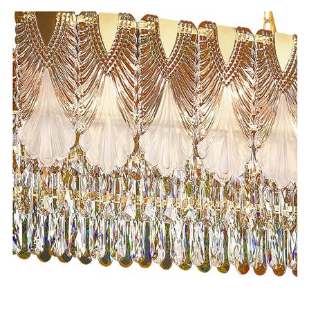 ไฟช่อ EVL CFC-11084 สีทอง/ใส 12 หัว_1