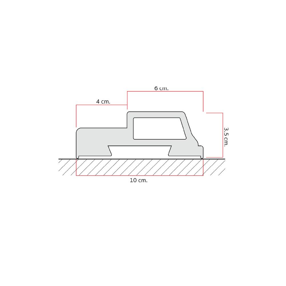 วงกบประตู UPVC FOAM AZLE ขอบเรียบ 80X200 ซม. สีขาว