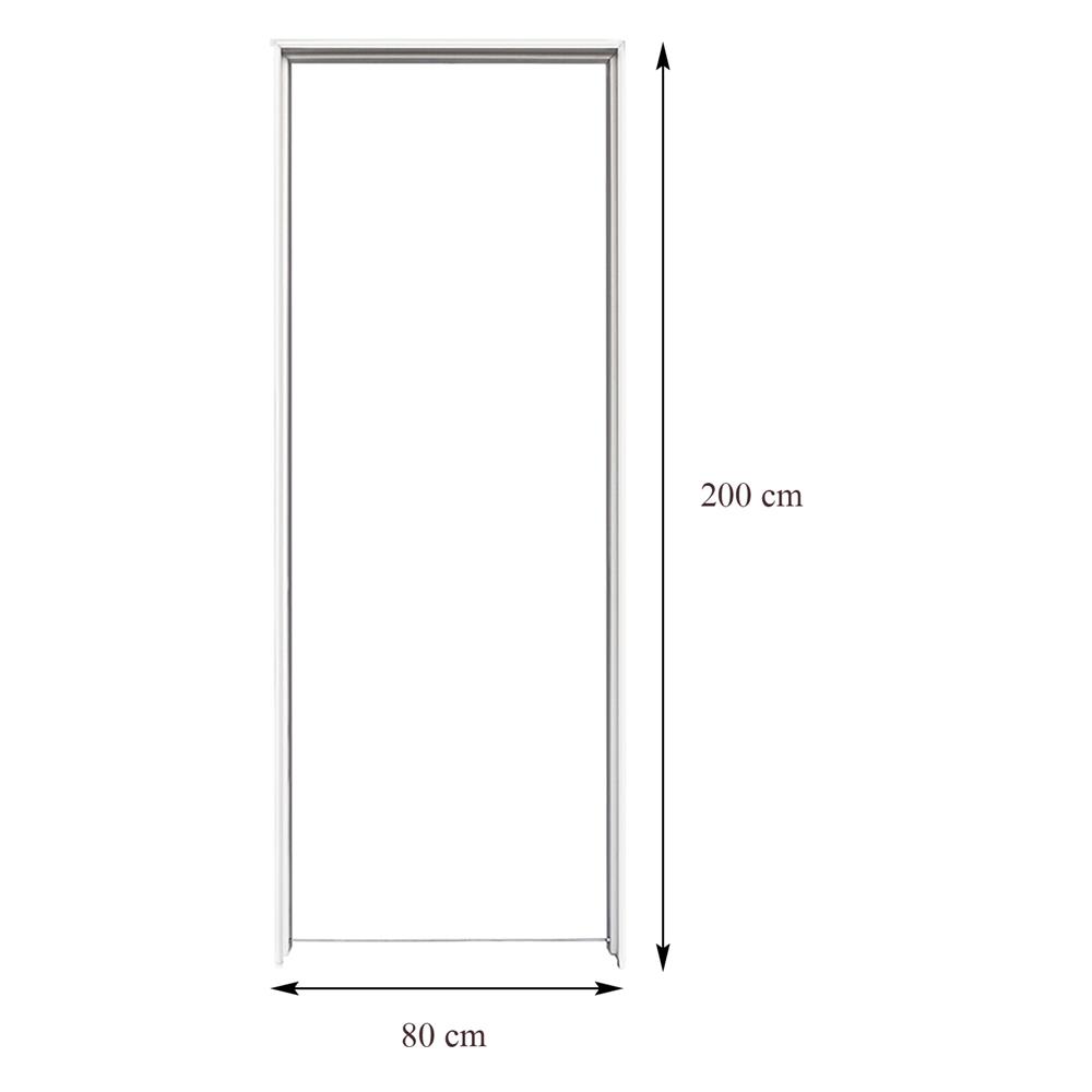 วงกบประตู UPVC FOAM AZLE ขอบเรียบ 80X200 ซม. สีขาว