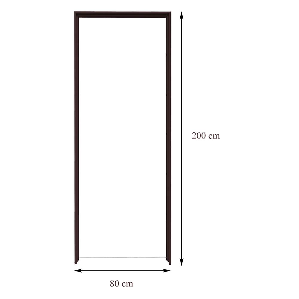 วงกบประตู UPVC FOAM AZLE ขอบเรียบ 80X200 ซม. สีโอ๊ค