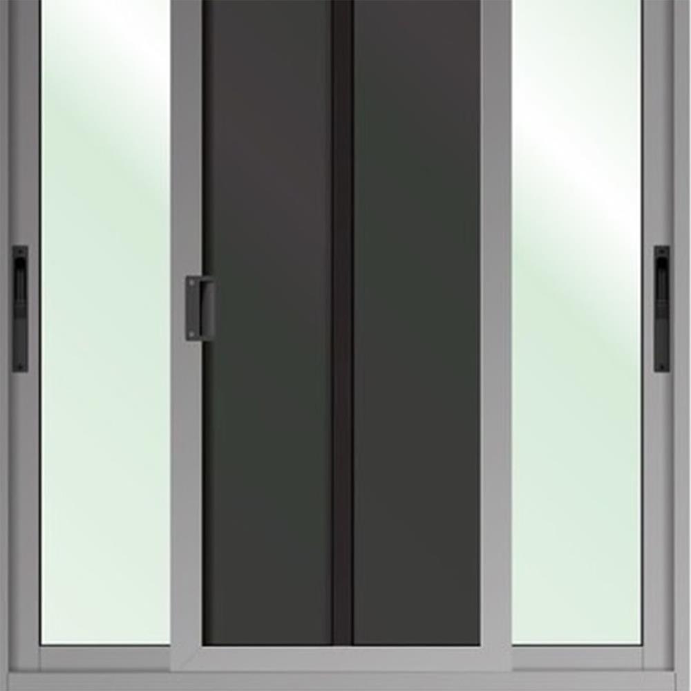 หน้าต่างบานเลื่อน อะลูมิเนียม S-S มุ้ง LYNN XPLUS 100X110 ซม. สีกราไฟท์