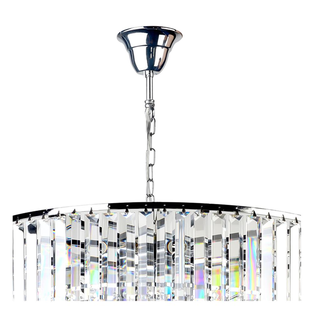 ไฟช่อ L&E 01-02749 สีใส/เงิน 12 หัว